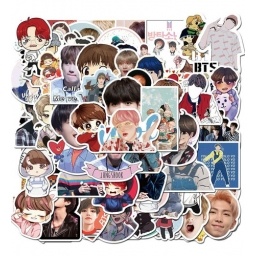Set De 76 Pegotines Stickers De Bts Kpop K-pop Bt21
