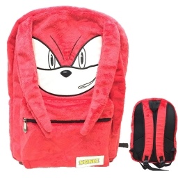 MOCHILA SONIC KNUCKLES  PLUSH PELUCHE