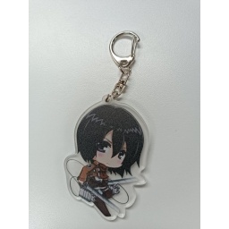 LLAVERO ACRILICO SHINGEKI NO KYOJIN MIKASA ACKERMAN