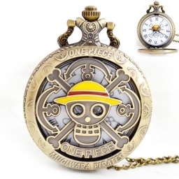 COLLAR RELOJ DE ONE PIECE ANIME MANGA