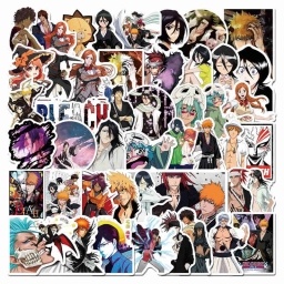 SET DE 50 PEGOTINES STICKERS DE BLEACH